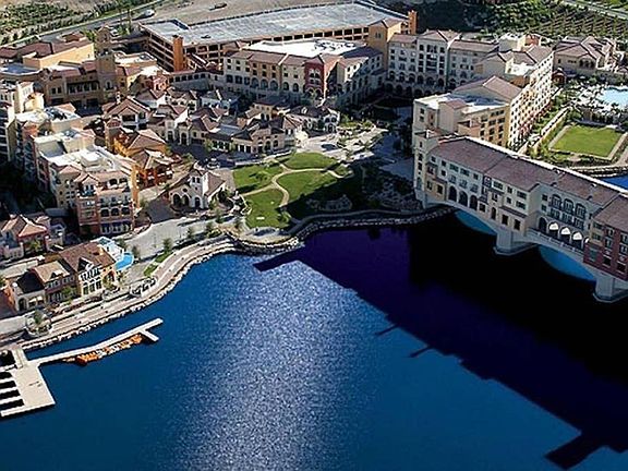Drone Shot of Breezeway and Lake Las Vegas Community