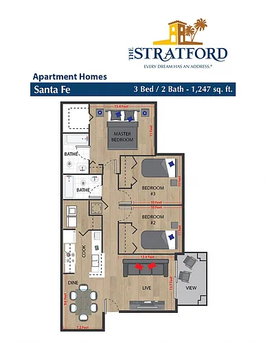 Floor plan Santa Fe