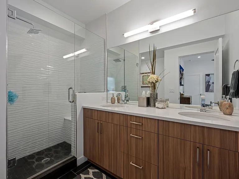 Primary Ensutie Bath with Double Vanity