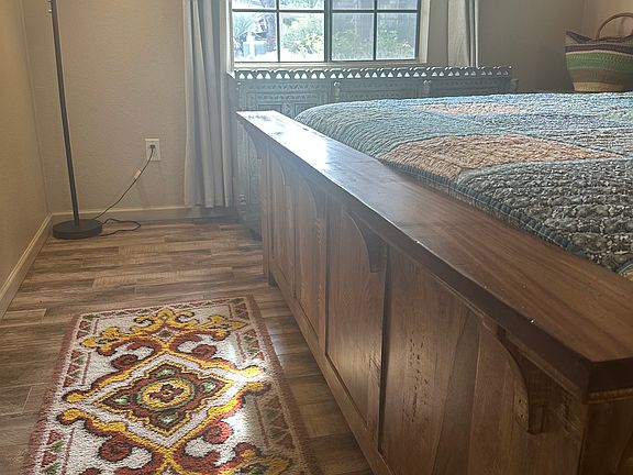 Side view of the master bedroom