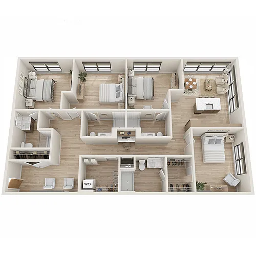 Floor plan Quantum : Co-Living