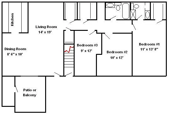 Floor plan Garden E
