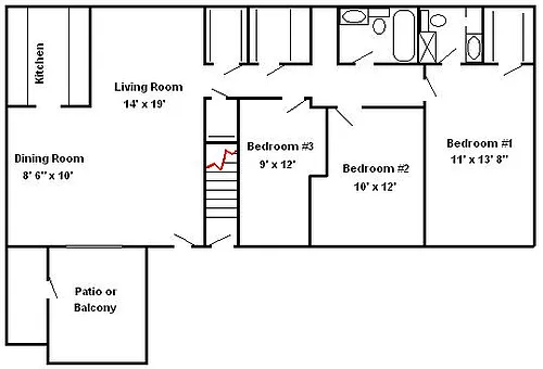 Floor plan Garden E