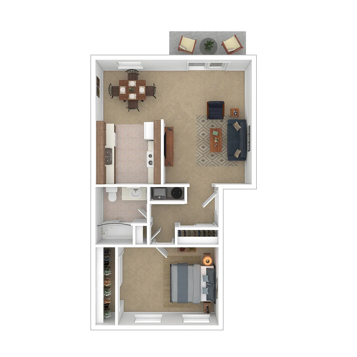 Floor plan A1 Elm