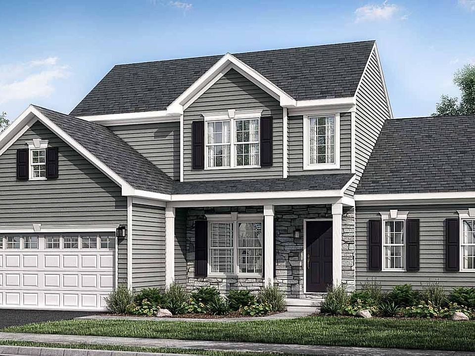 Elevation A - Optional Features Shown