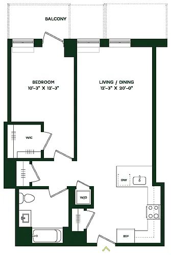 Floor plan A14E