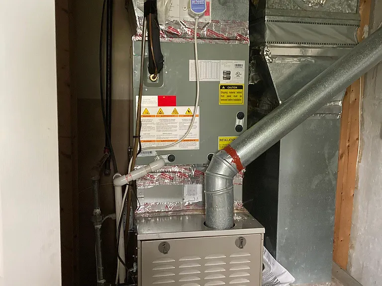 New AC/gas furnace