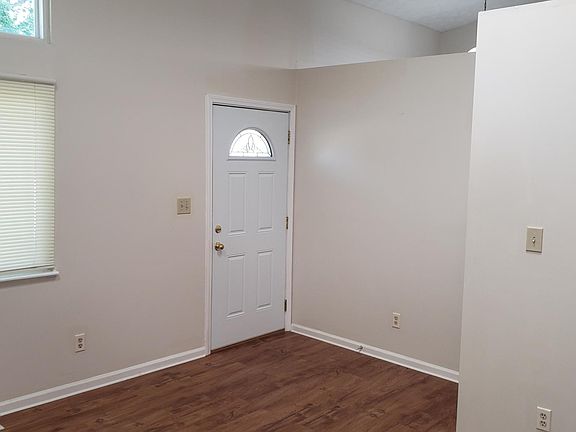 Entrance with coat closet.