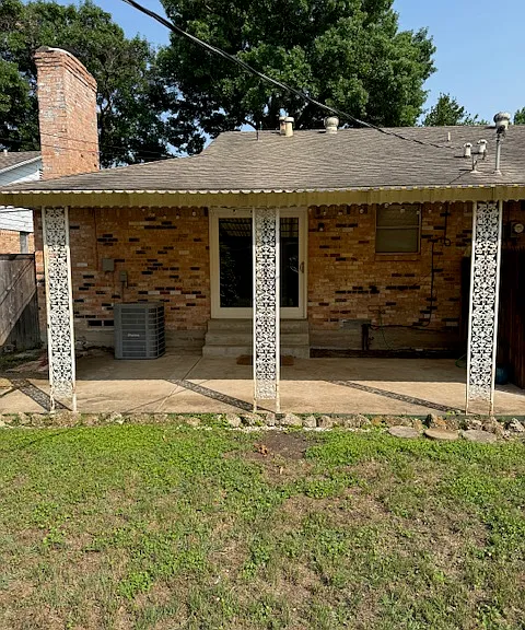Covered patio