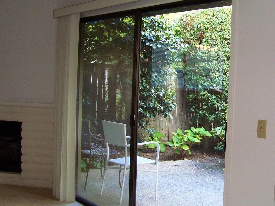 Doors to your sunny private patio...great for a barbecue.
