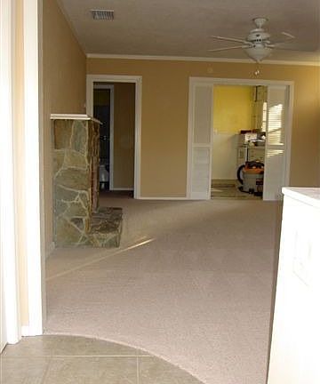 Front door view into Living room