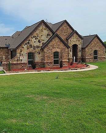 Large front yard
