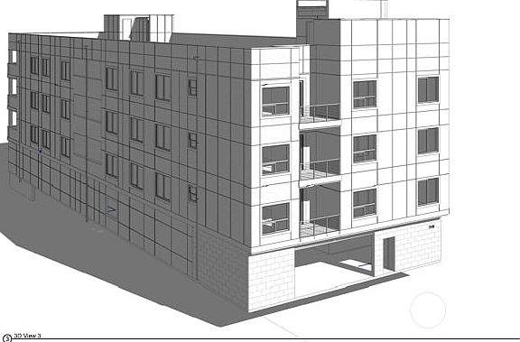 3D Rendering of future building>