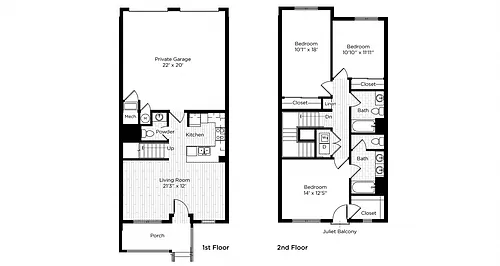 Floor plan 3KA WEST