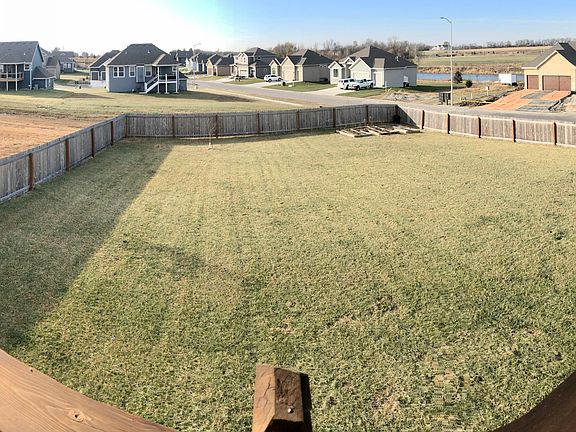 Fenced back yard