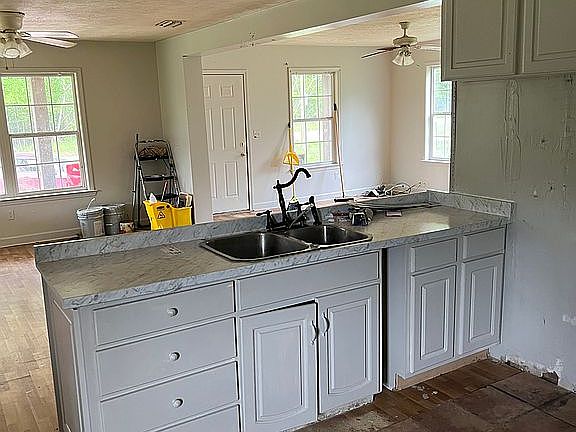 New granite counter