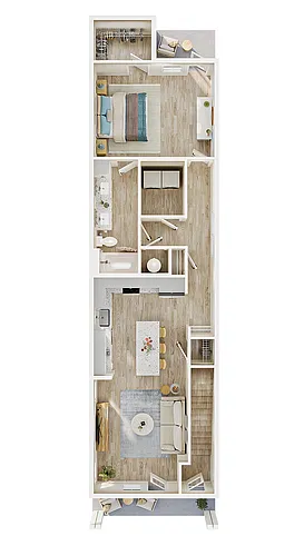 Floor plan Chime Lower