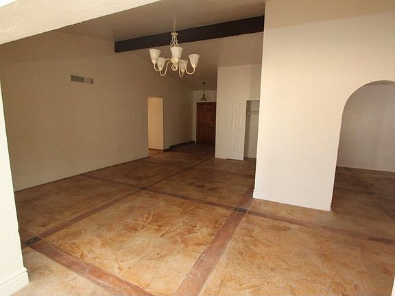 Spacious dining area