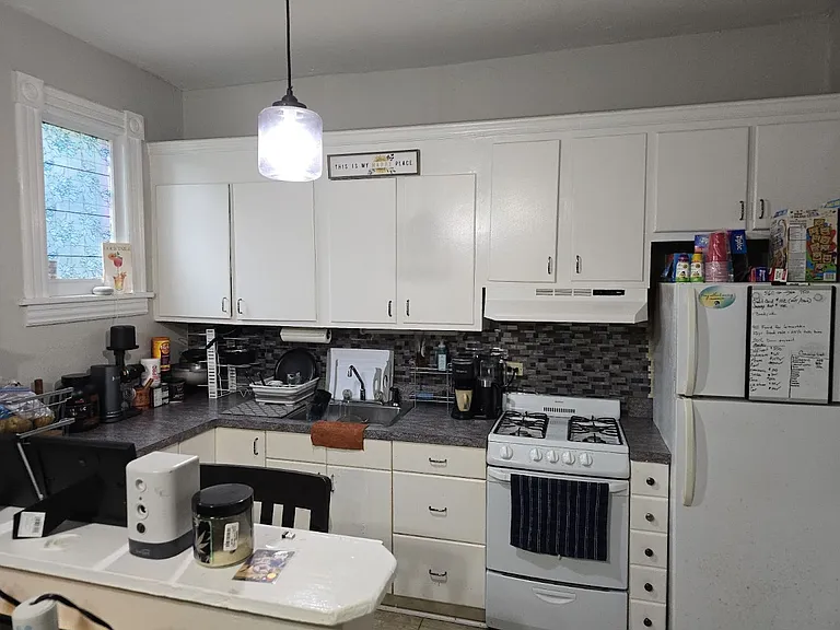 Kitchen view from living room