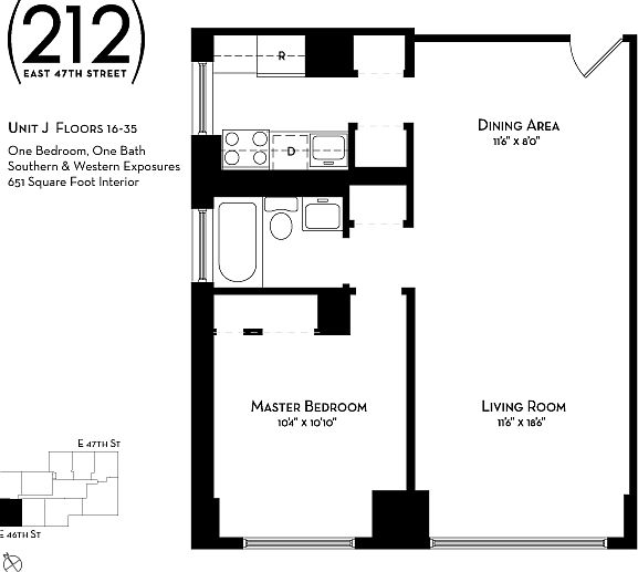 1st image of 211 E 46th St #25J