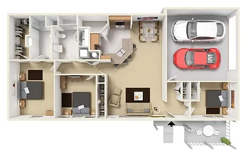 Floor plan The Vicksburg