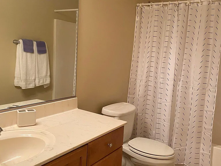 Full Bathroom #3, located on hallway with Bedroom 4 in walkout basement.