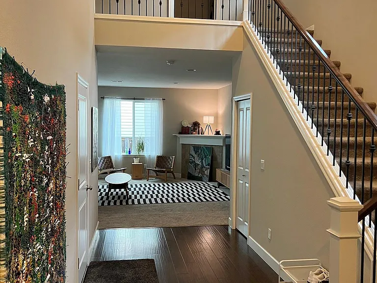 Living room from entry