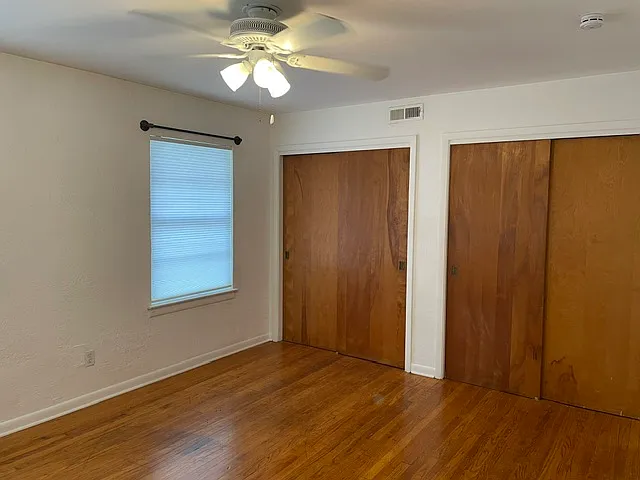 Master bedroom closets