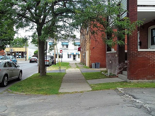 View to PINE Avenue