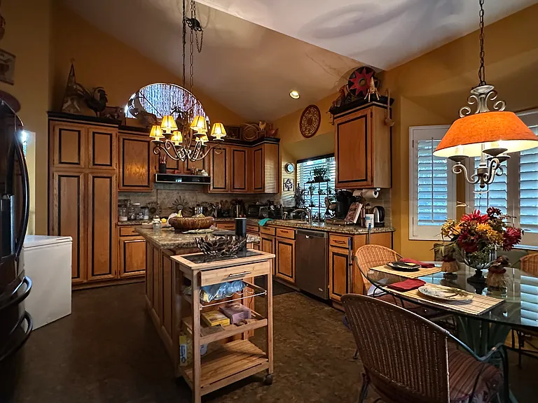 The kitchen you'll share with me.