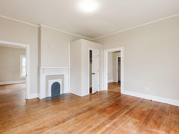 First Bedroom to the Right. High ceilings and original floors/moulding