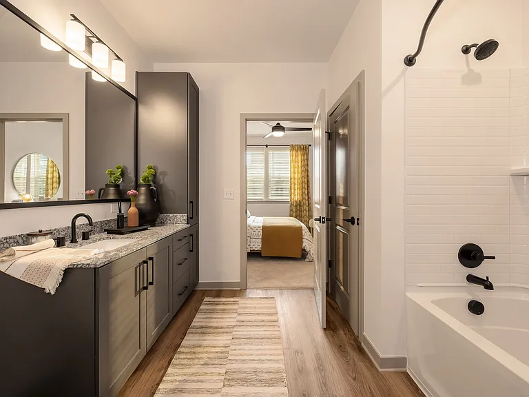 Luxe Bathrooms at Archer Eastfield Station Apartments