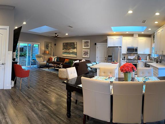 View from entry living space with AC/Heat Zoned separately from bedrooms. Zone 1