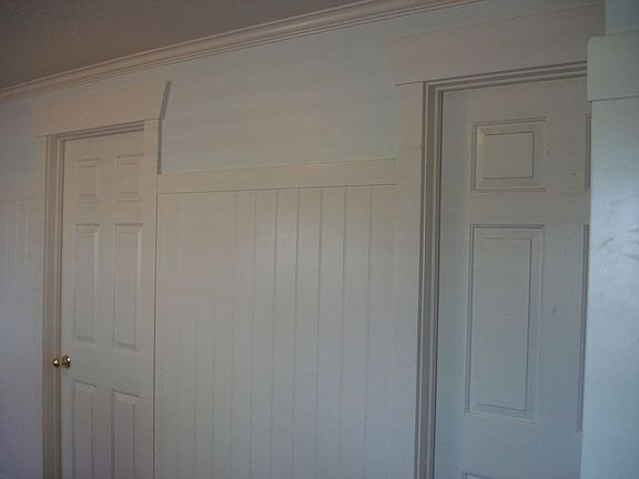 Custom woodwork in Fam room