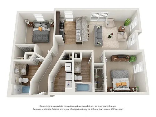 Floor plan Hutchings