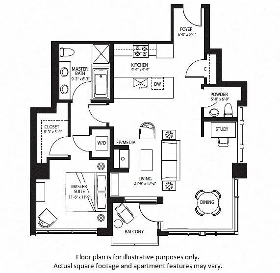 Floor plan A7 North