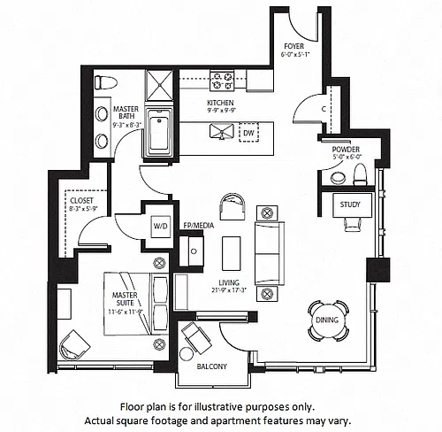 Floor plan A7 North