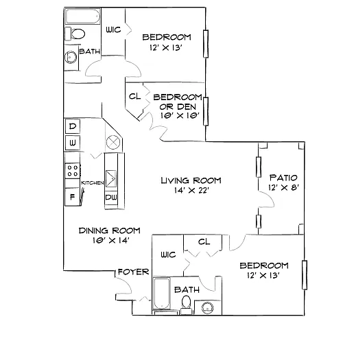 Floor plan Design 3A