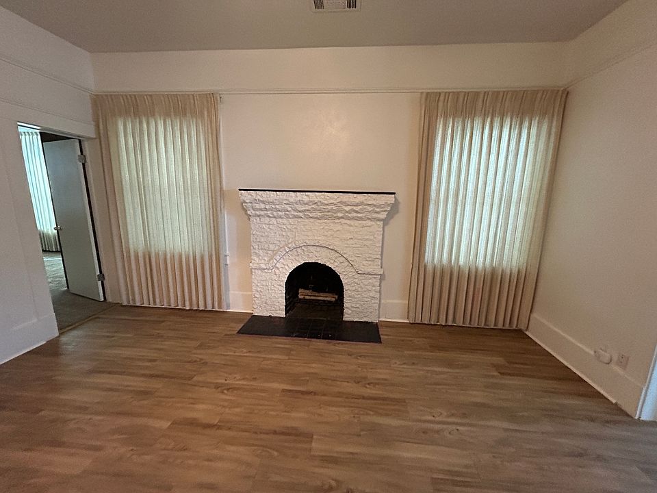fireplace in dining room