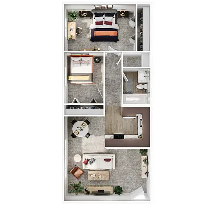 Floor plan 2X1G BTB