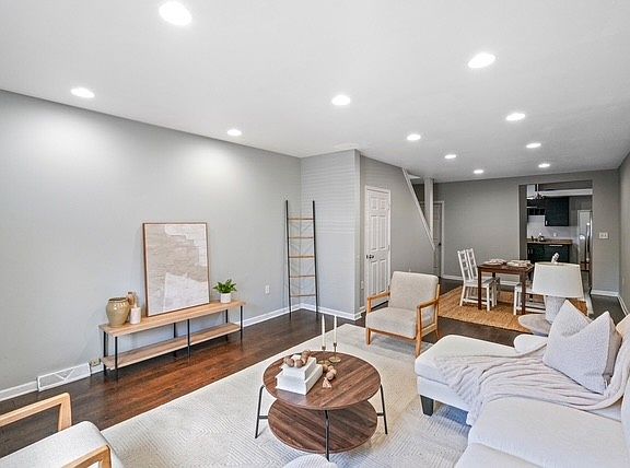 Living and dining room