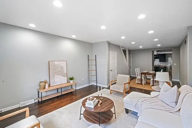 Living and dining room