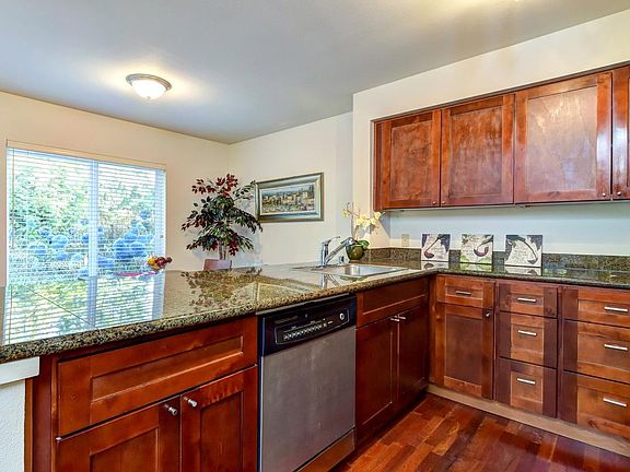 Kitchen Overlooking Dining Room