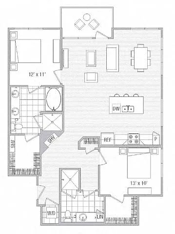 Floor plan 2X2 E8-E