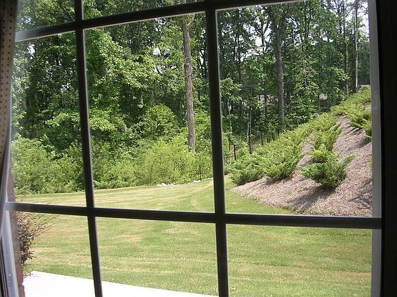 view of Privet Backyard from Dining