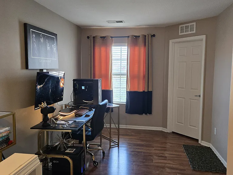 Loft area on the 2nd floor for an office set up