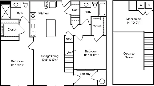 Floor plan B8L
