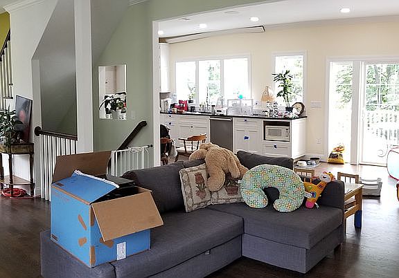 Main floor, open layout