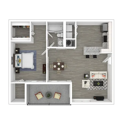 Floor plan Laurel Oak - West