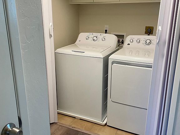 new washer dryer (in the unit)